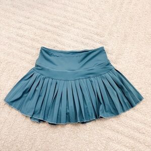 Goldhinge Women’s Pleated Tennis Skirt Slate Blue - Size XS